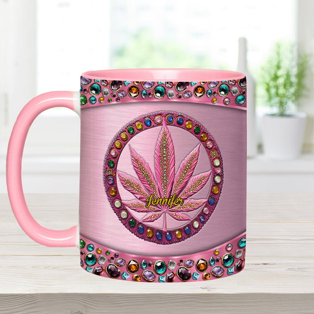 Stoner Chick - Personalized Weed Accent Mug