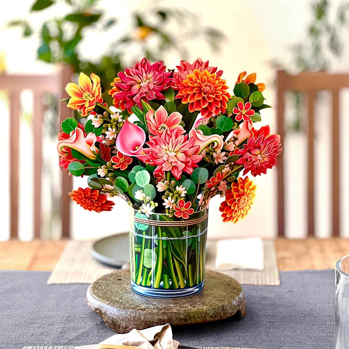 Best Flower For The Best Woman - 3D Pop-Up Card