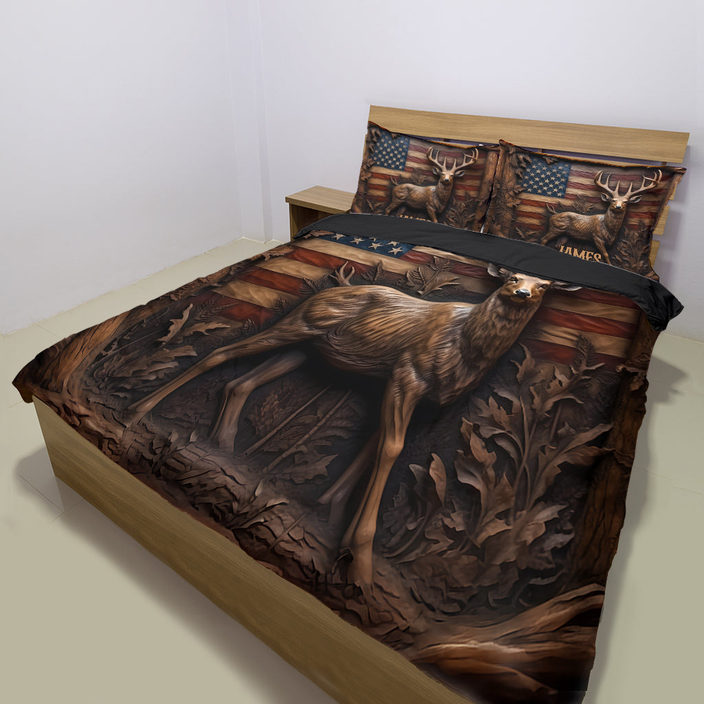Love Hunting - Personalized Hunting Quilt Set