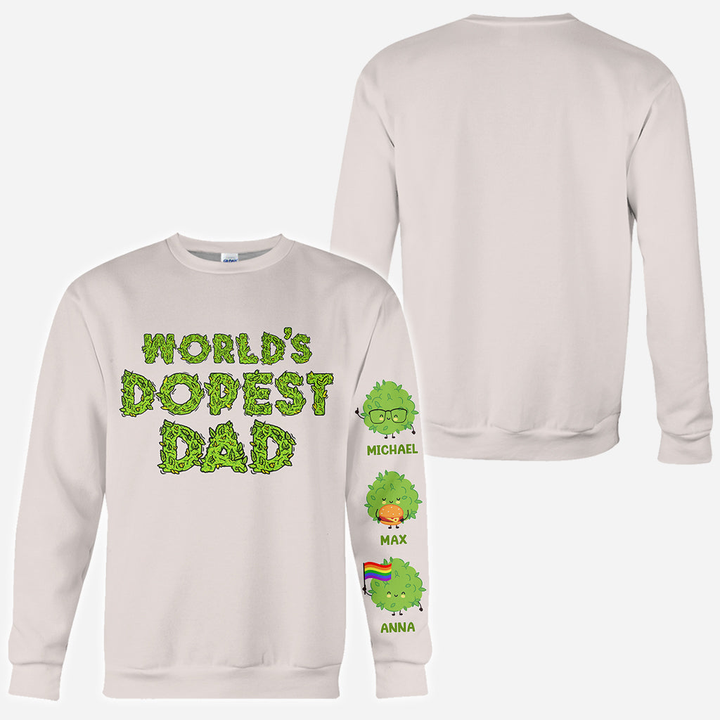 Dopest Dad Ever - Personalized Father All Over Shirt