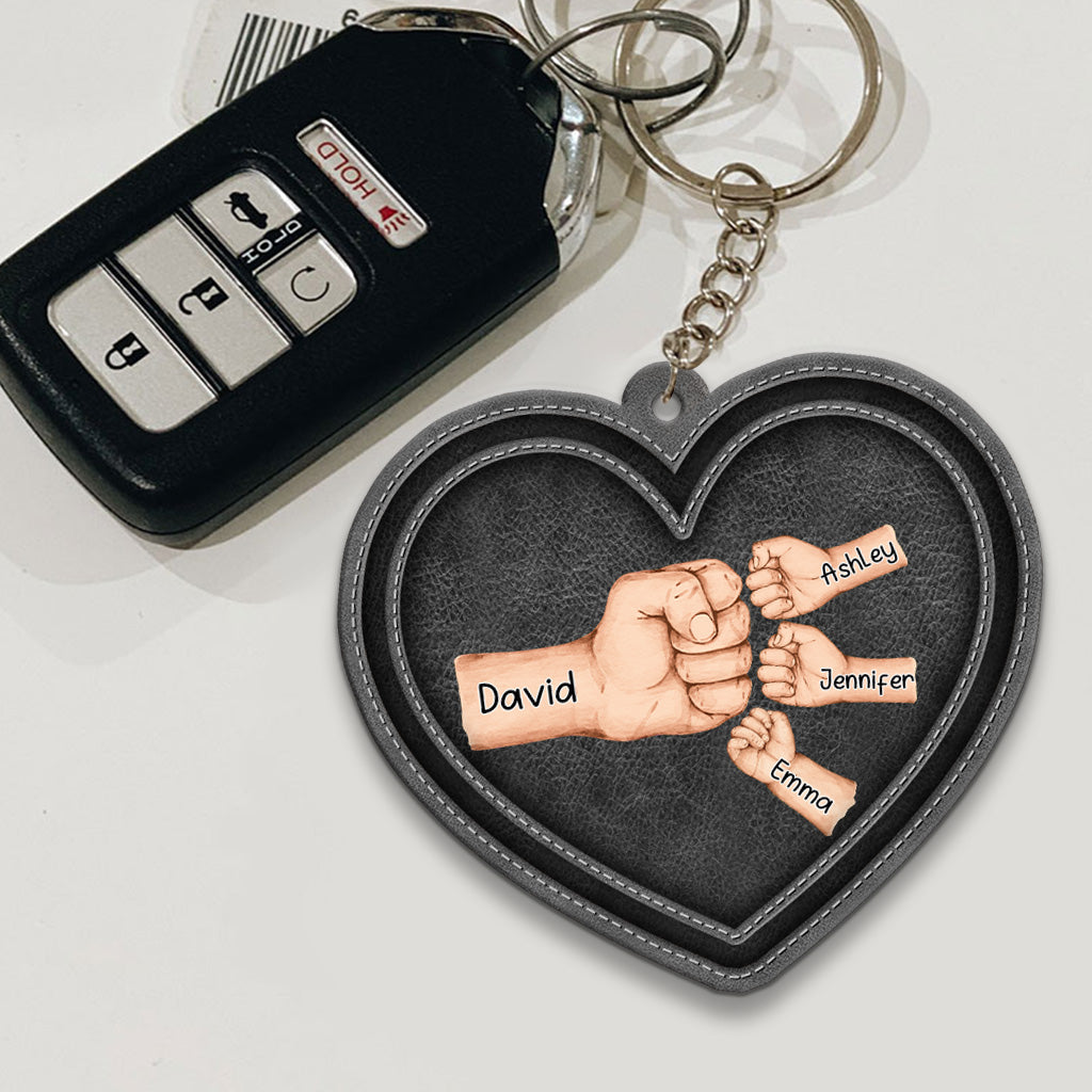 Best Dad/ Grandpa/ Papa... Ever - Personalized Father Keychain