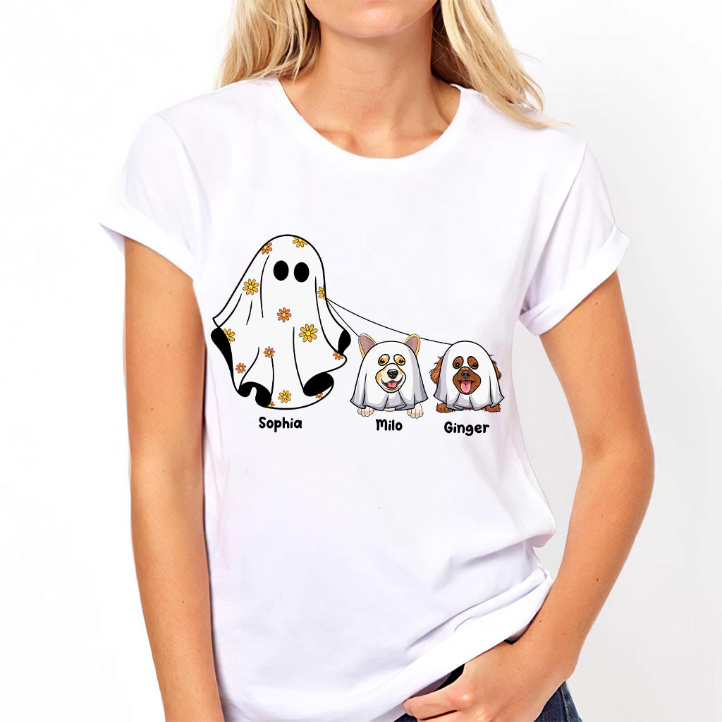 T-shirt et sweat à capuche personnalisés pour chien « Fantômes mignons »
