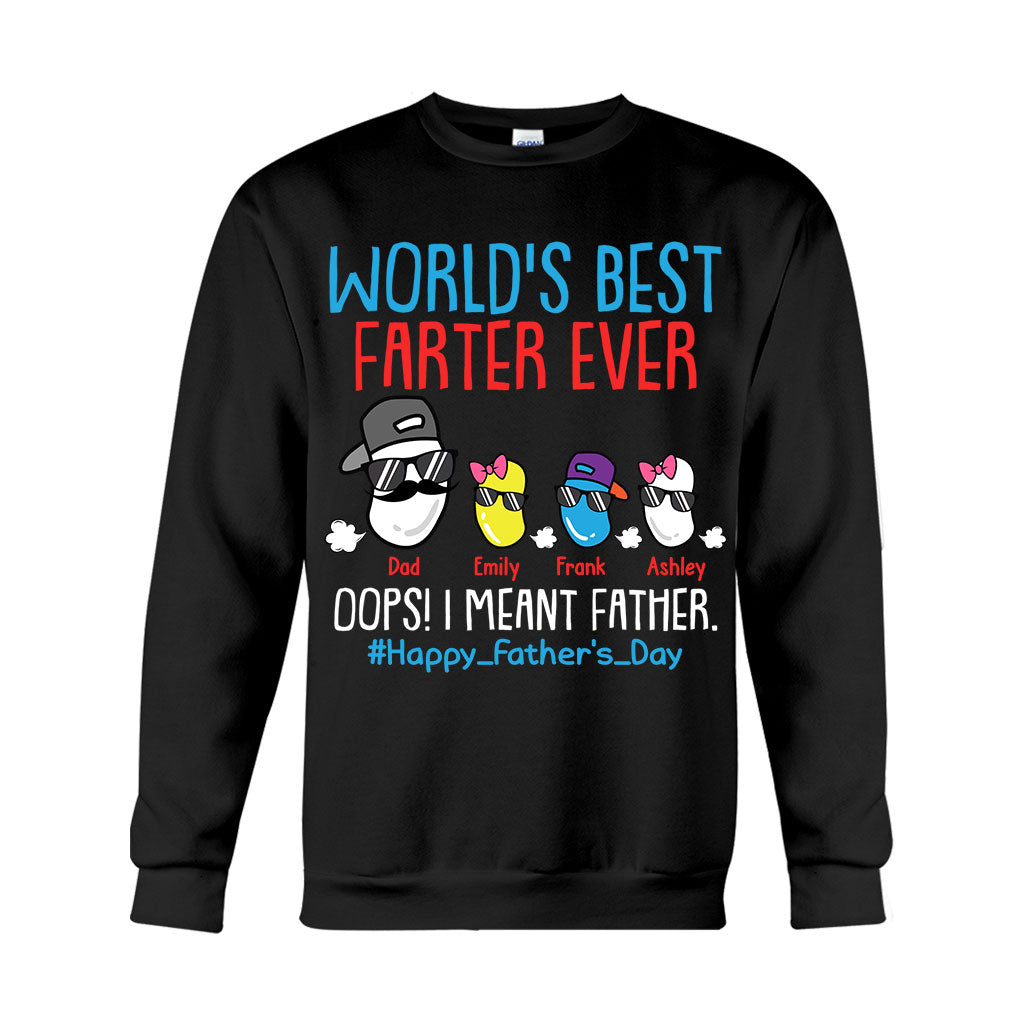 World's Best Farter Ever I Mean Father - Personalized Father T-shirt And Hoodie