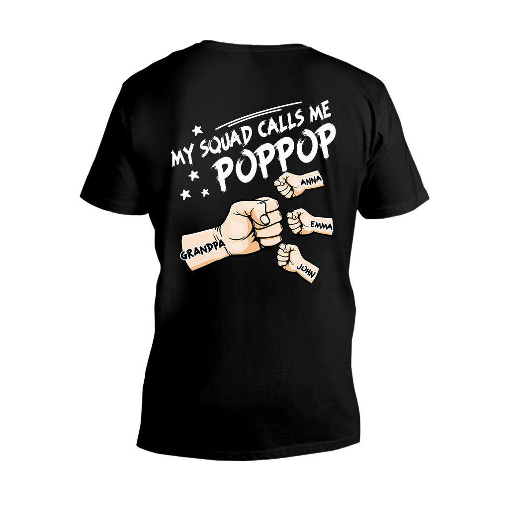 My Squad Calls Me Poppop - Personalized Grandpa T-shirt and Hoodie