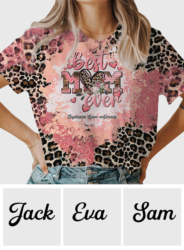 Best Mother Ever - Personalized Mother All Over Shirt