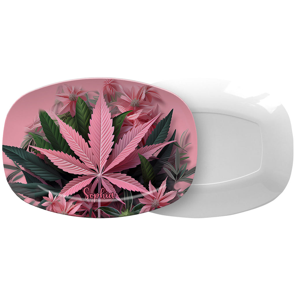 Pink Stoner Chick – Personalisierter Weed-Teller