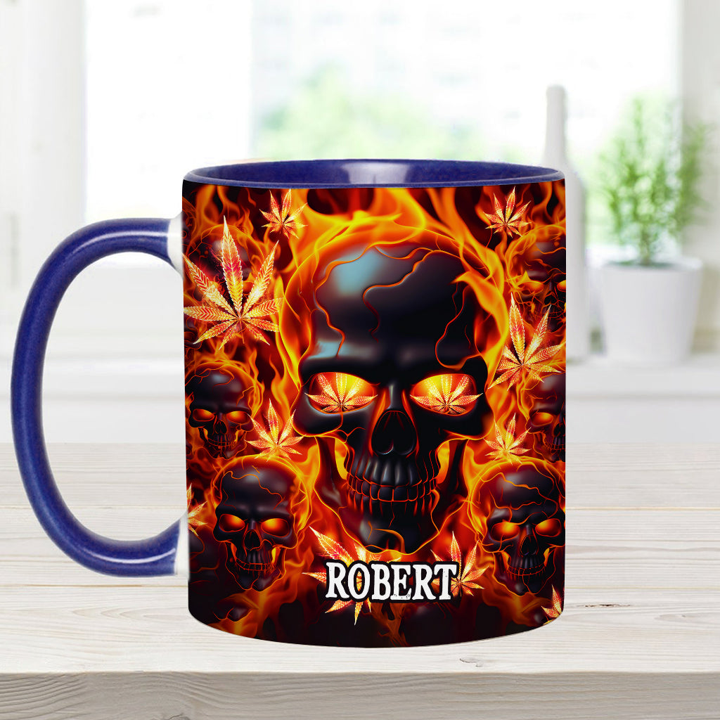 Libérez votre esprit - Mug personnalisé à motif cannabis