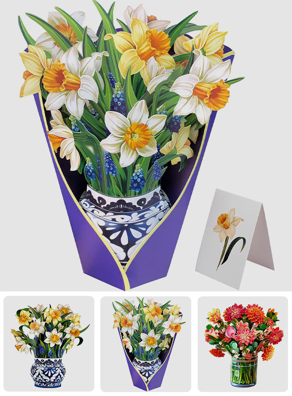 Best Flower For The Best Woman - 3D Pop-Up Card