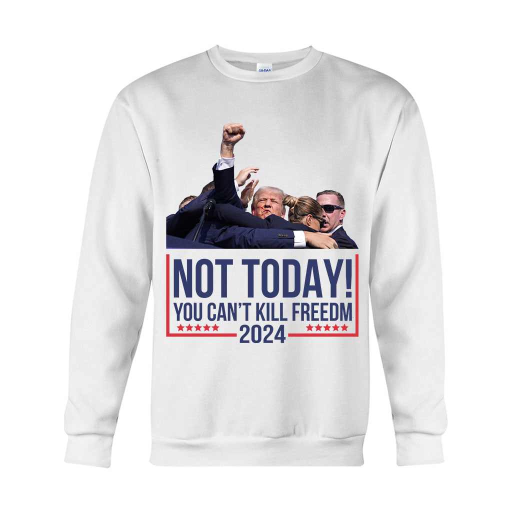 T-shirt « Pas aujourd'hui », T-shirt « Ne jamais se rendre », T-shirt « Luttons pour l'Amérique », T-shirt de rallye rétro, T-shirt « Luttons, combattons, combattons »