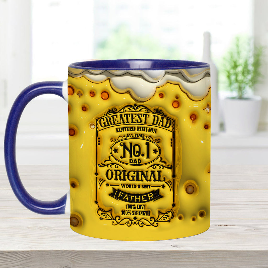 World's Best Dad - Personalized Father Accent Mug