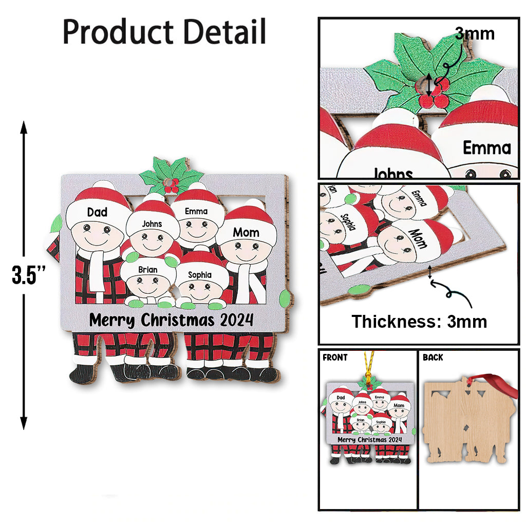 Frohe Weihnachten – Personalisierter Familienschmuck