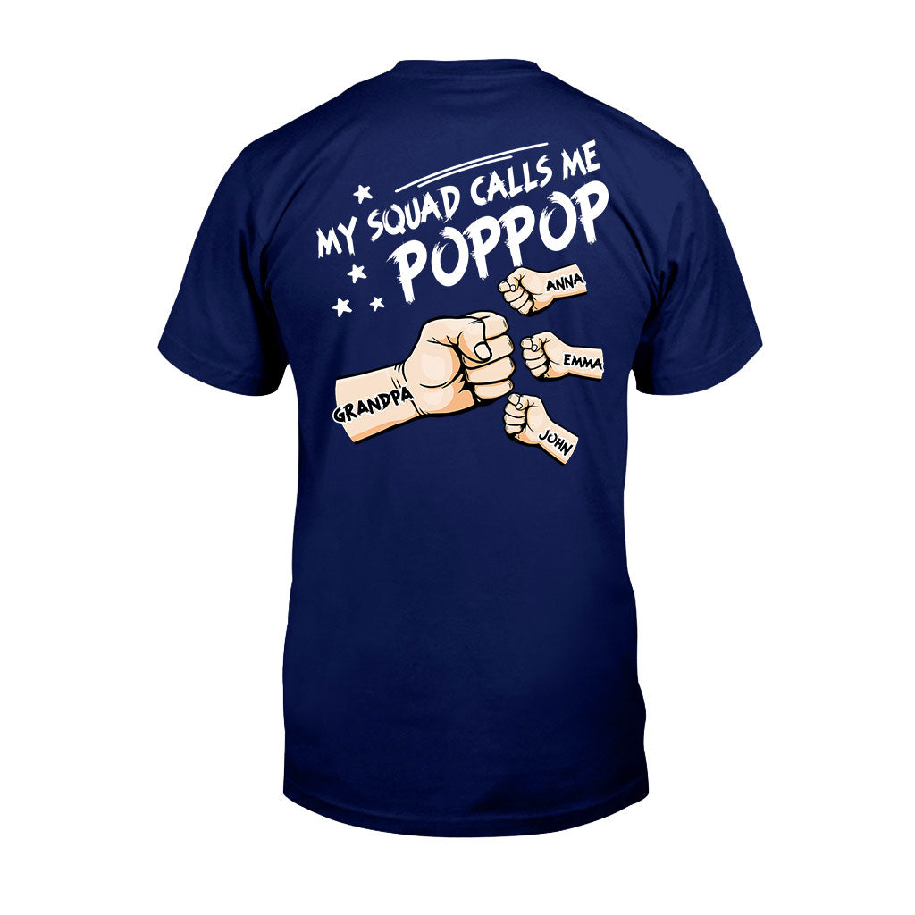 My Squad Calls Me Poppop - Personalized Grandpa T-shirt and Hoodie