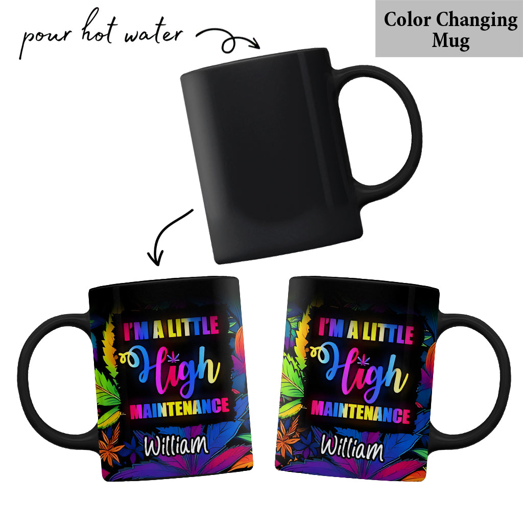 Je suis un peu exigeant(e) - Mug personnalisé pour les amateurs de cannabis