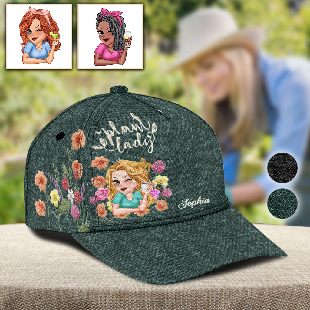 Plant Lady Wild Flowers - Personalized Gardening Classic Cap
