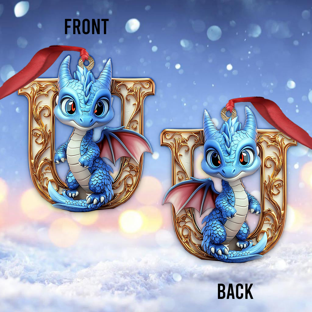 Charming Dragon - Personalized Kid Ornament