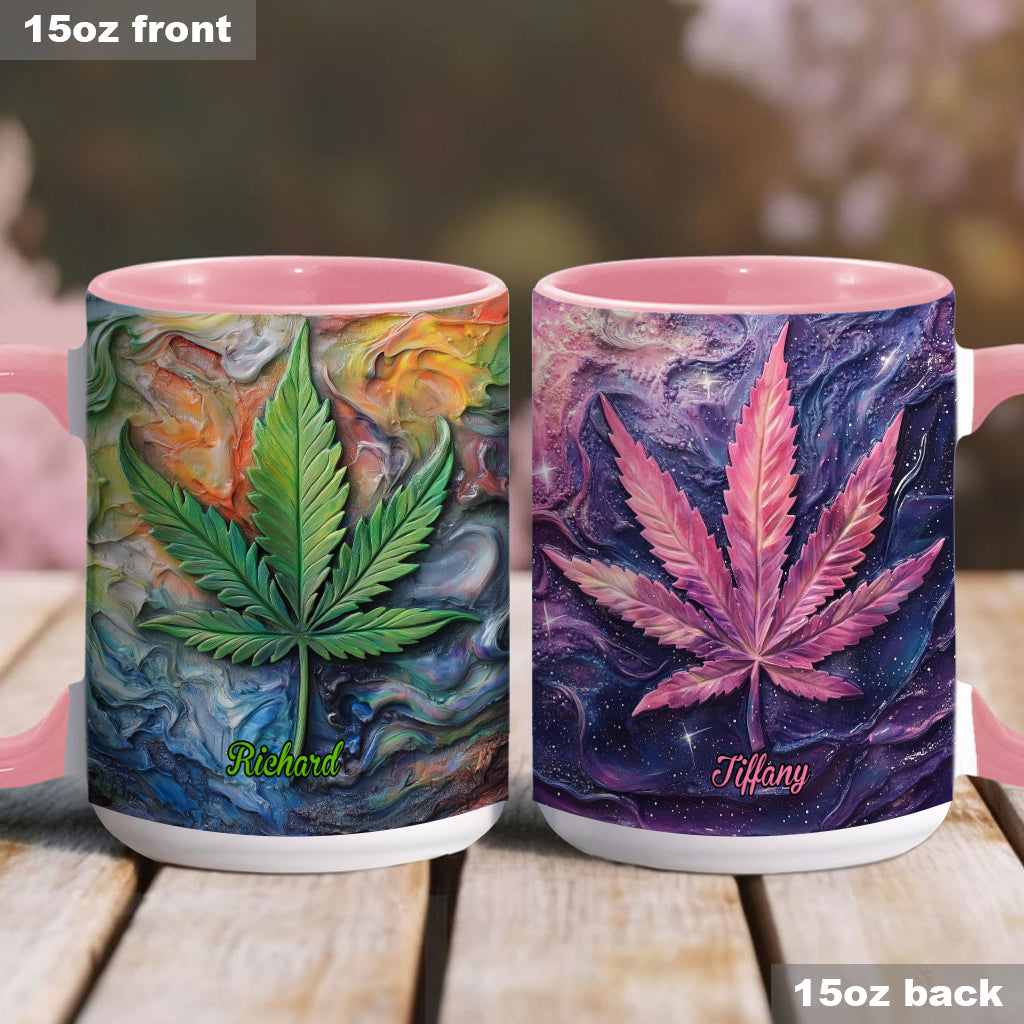 Let's Get Light - Mug personnalisé avec une touche cannabis