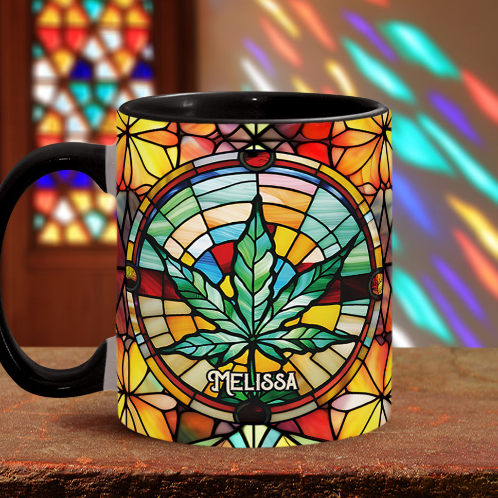 It's 420 somewhere - Personalized Weed Accent Mug
