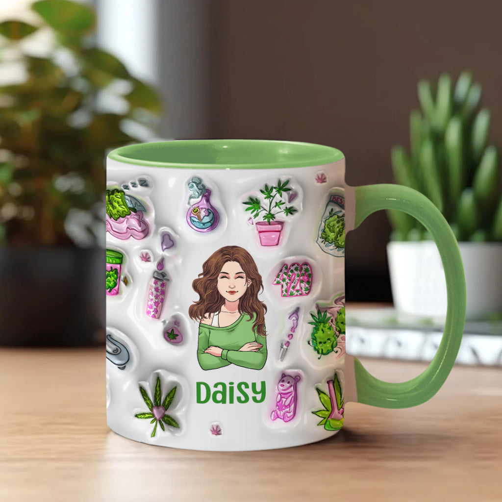 Mug gonflable 3D Puff Puff Pass - Personnalisé avec un accent cannabis