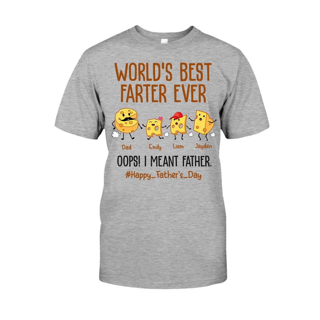 World's Best Farter Funny Cheese - Personalized Father T-shirt And Hoodie