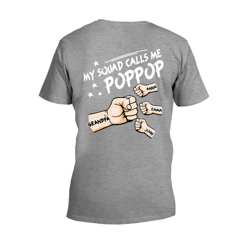 My Squad Calls Me Poppop - Personalized Grandpa T-shirt and Hoodie