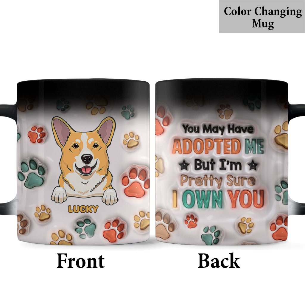 Ich bin mir ziemlich sicher, dass du mir gehörst - Personalisierte Hundetasse