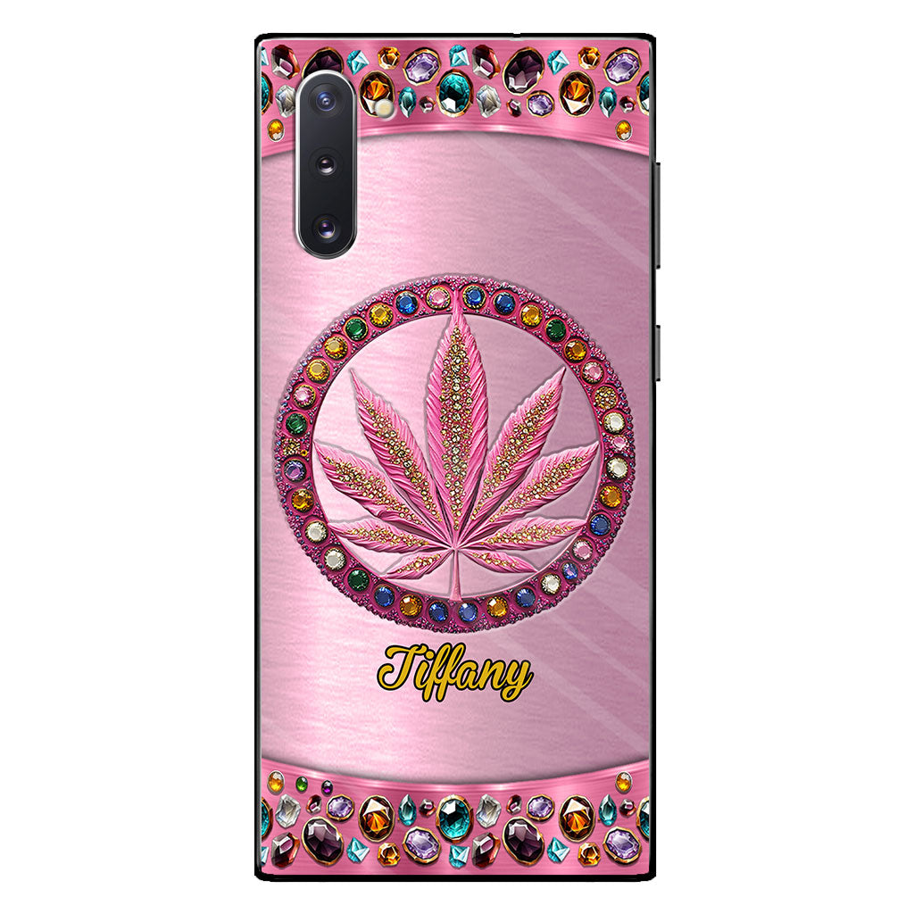 Stoner Chick - Personalized Weed Clear Phone Case
