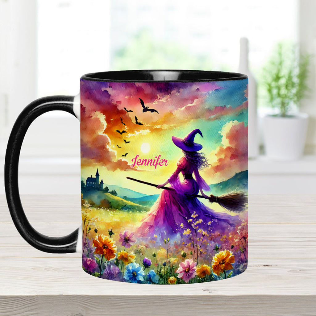 Beautiful Witch - Personalized Witch Accent Mug