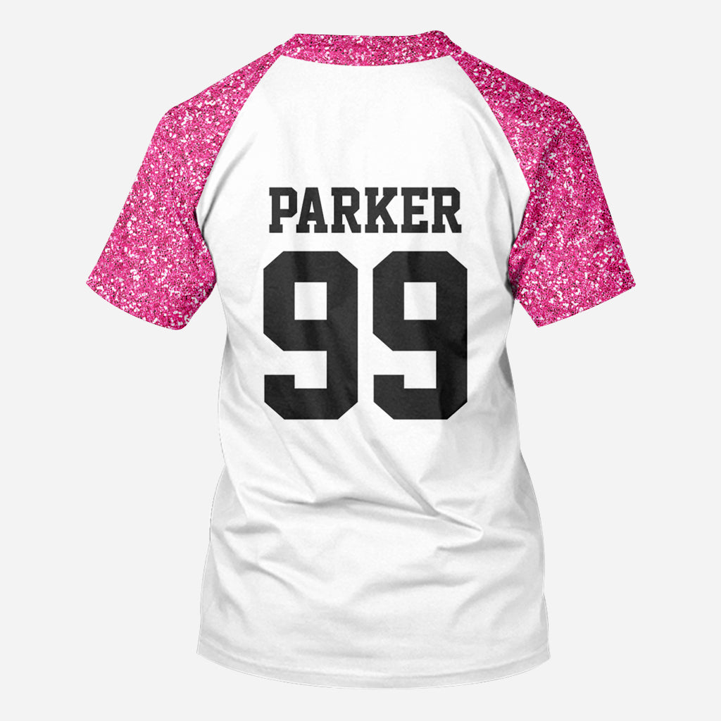 Croquette Maman Footballeuse - T-shirt personnalisé Football All Over