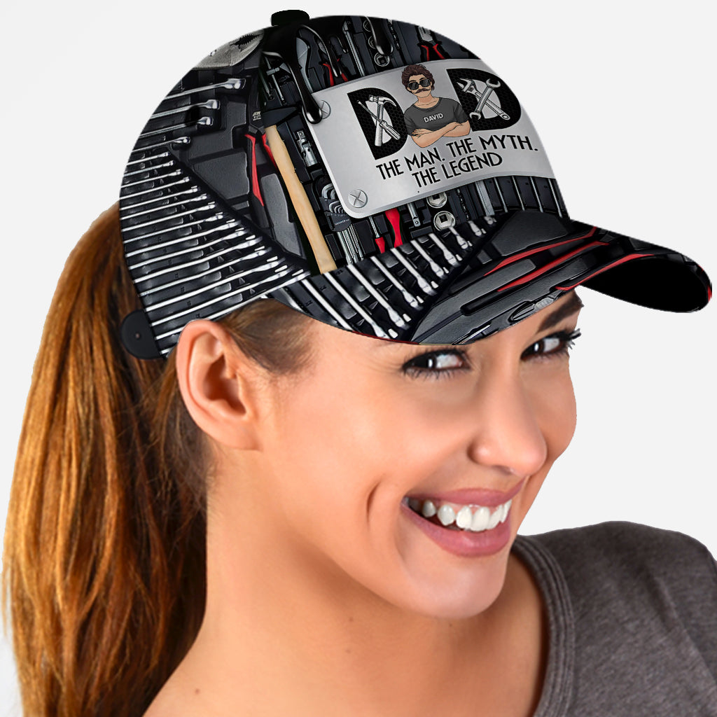 Mechanic Dad - Personalized Father Classic Cap
