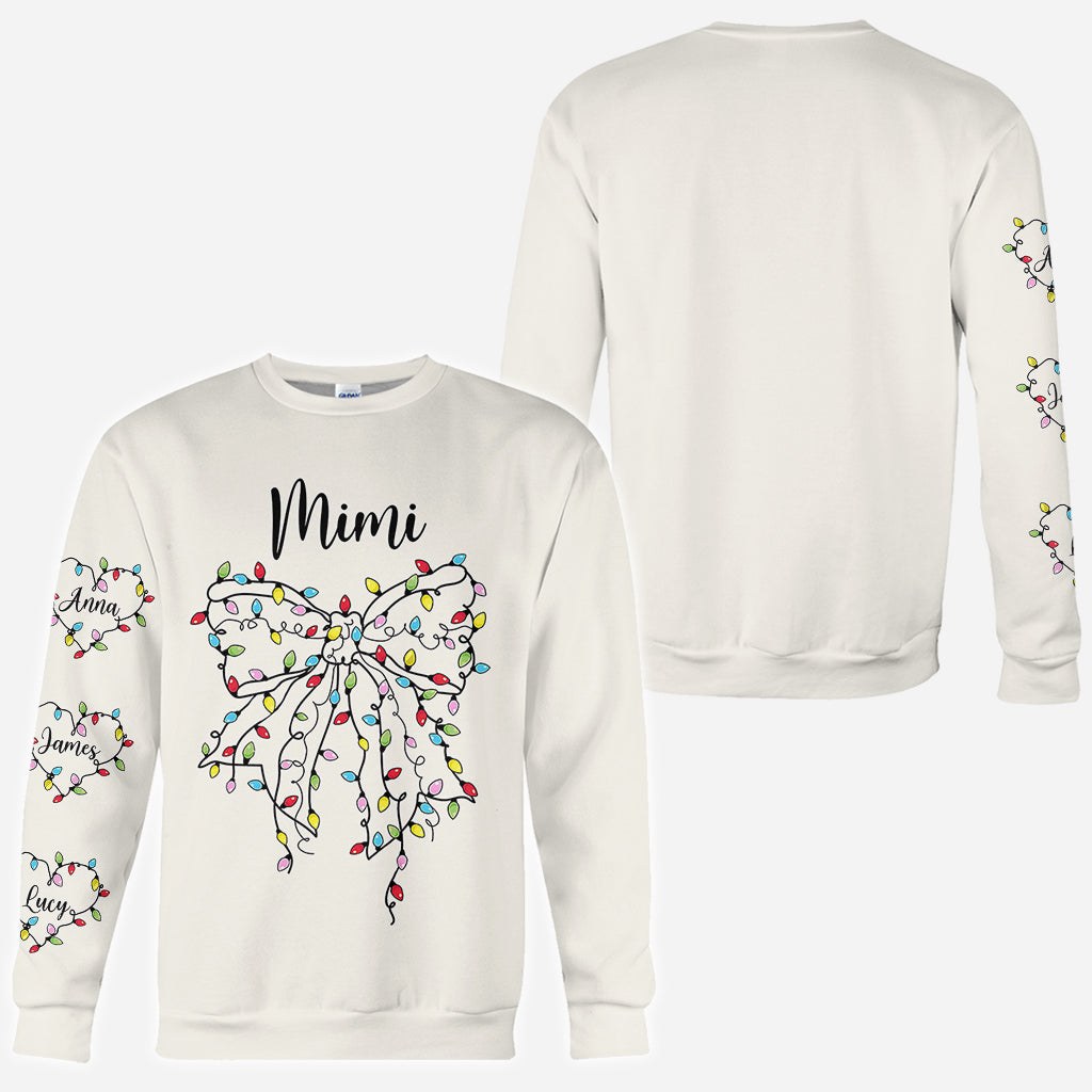 Grandma Christmas - Personalized Grandma All Over Shirt