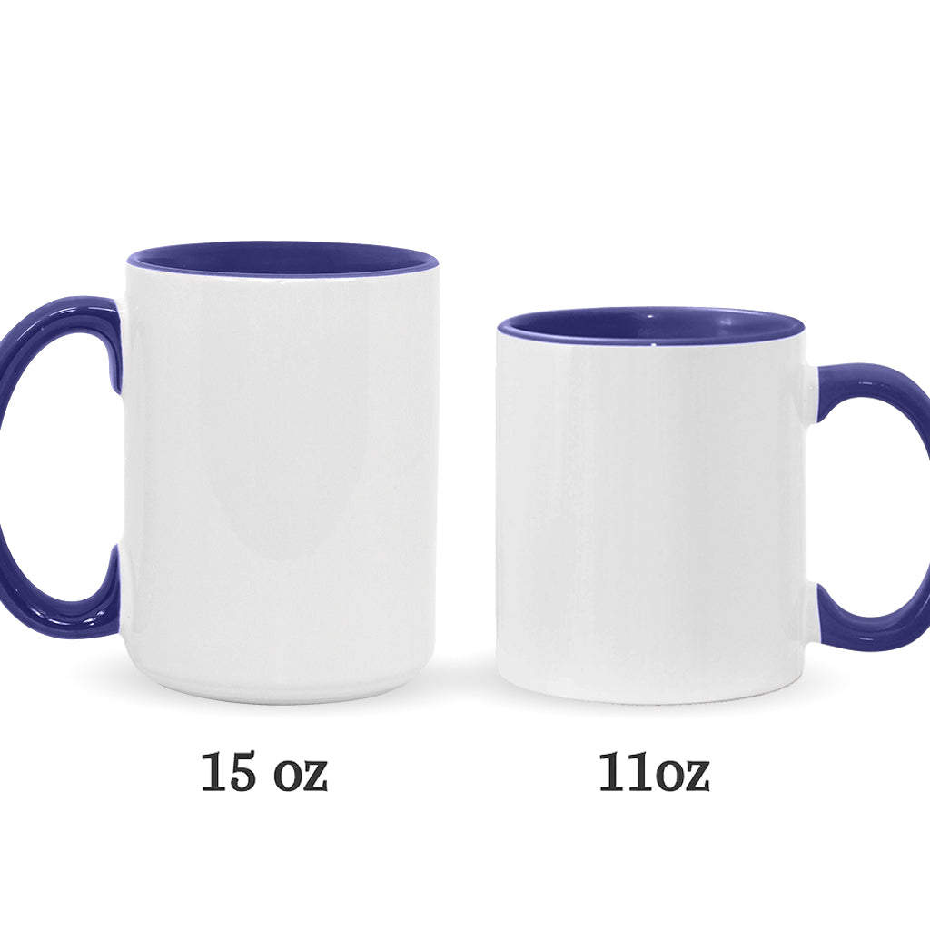 Grandma Of Little Monsters Any Title - Personalized Grandma Accent Mug