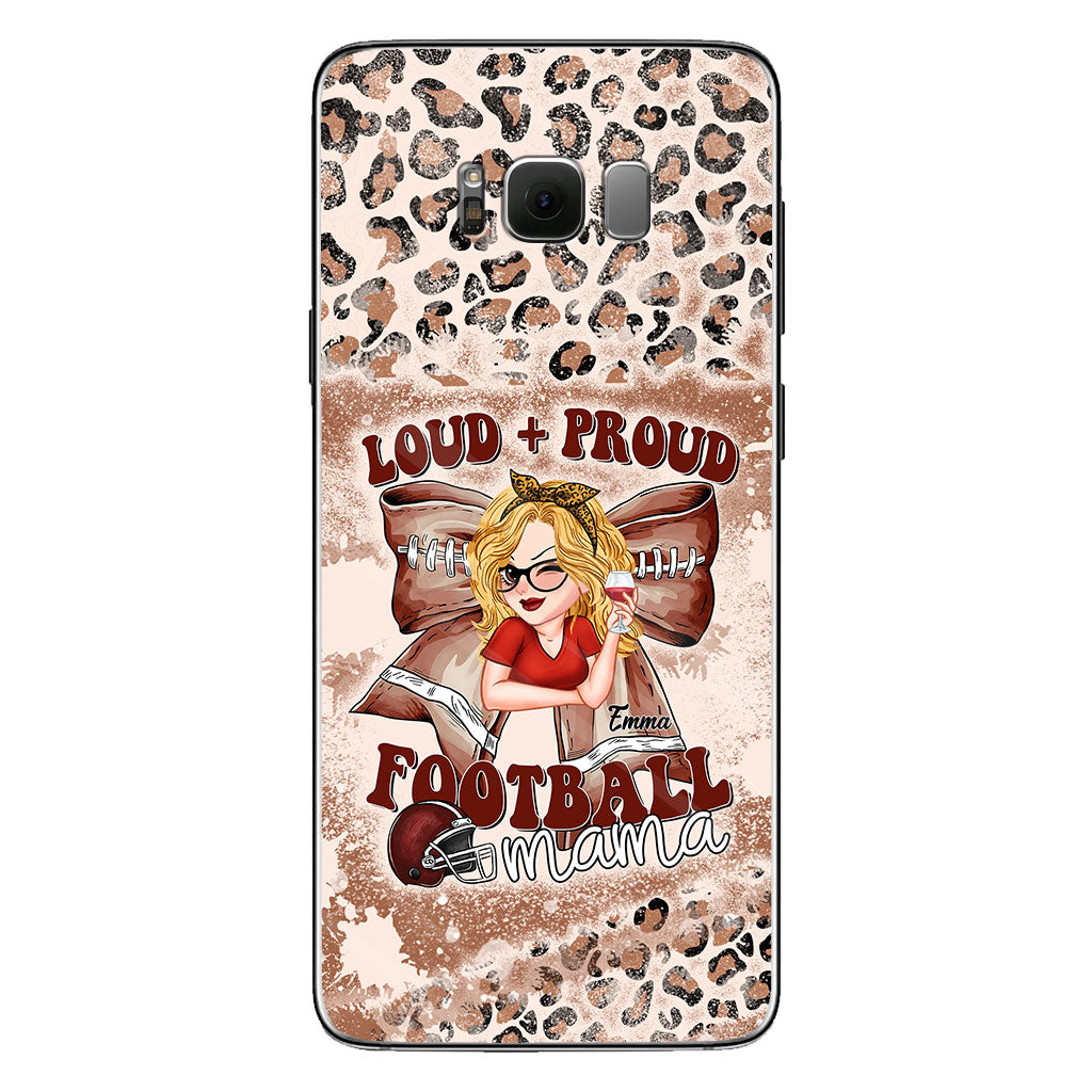 Coque de téléphone transparente personnalisée « Football Loud Proud » (Tous titres)