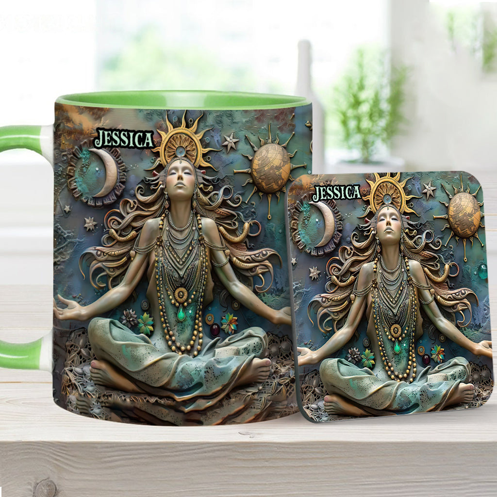 Lose Your Mind Find Your Soul - Personalized Yoga Accent Mug