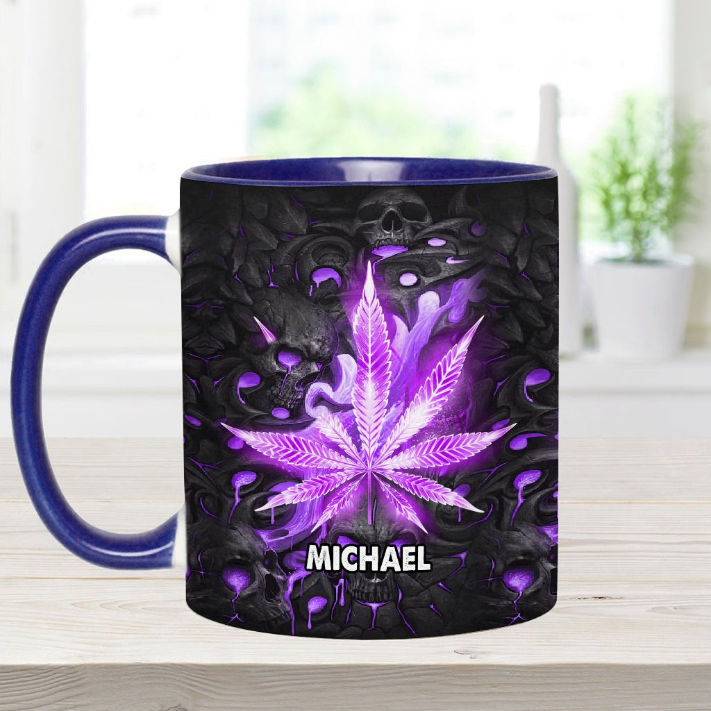 Free Your Mind - Personalized Weed Accent Mug