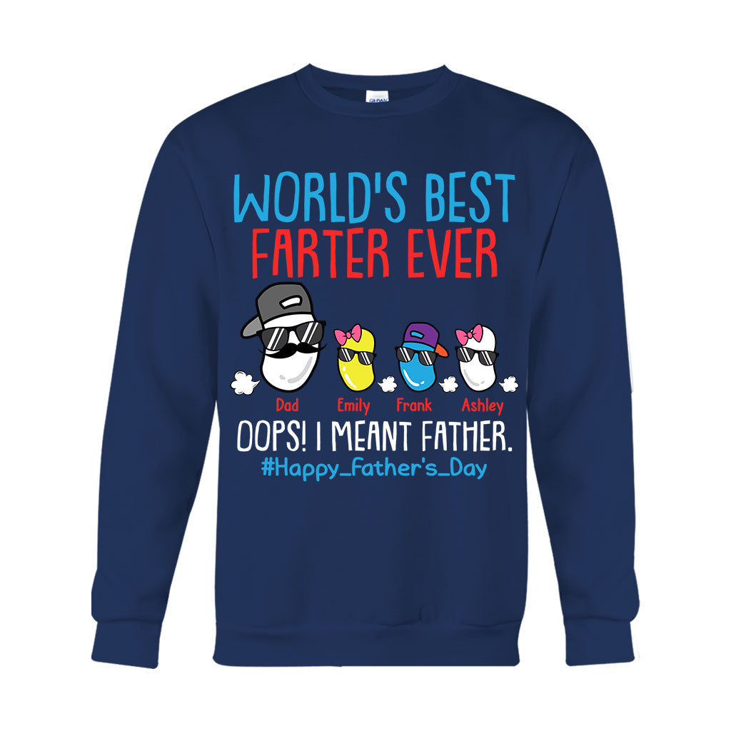 World's Best Farter Ever I Mean Father - Personalized Father T-shirt And Hoodie
