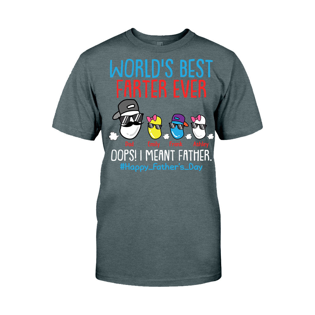 World's Best Farter Ever I Mean Father - Personalized Father T-shirt And Hoodie