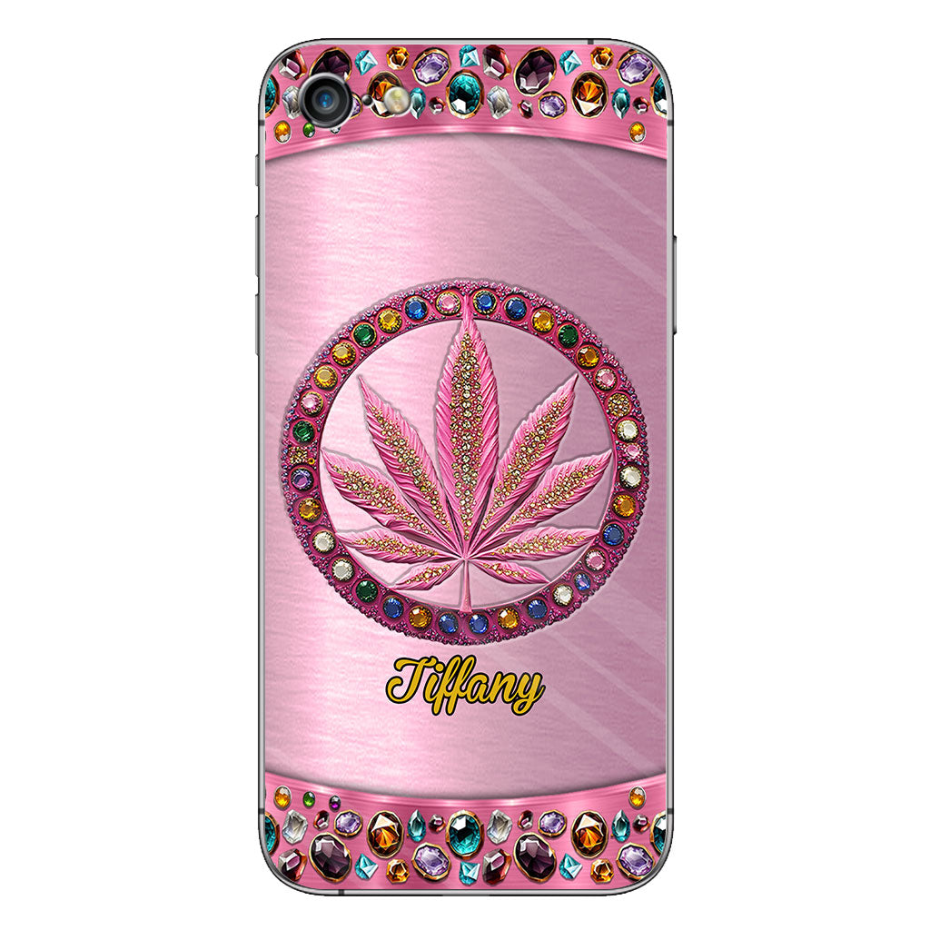 Stoner Chick - Personalized Weed Clear Phone Case