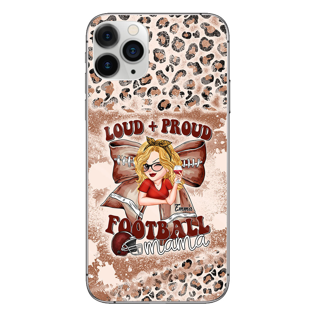Coque de téléphone transparente personnalisée « Football Loud Proud » (Tous titres)