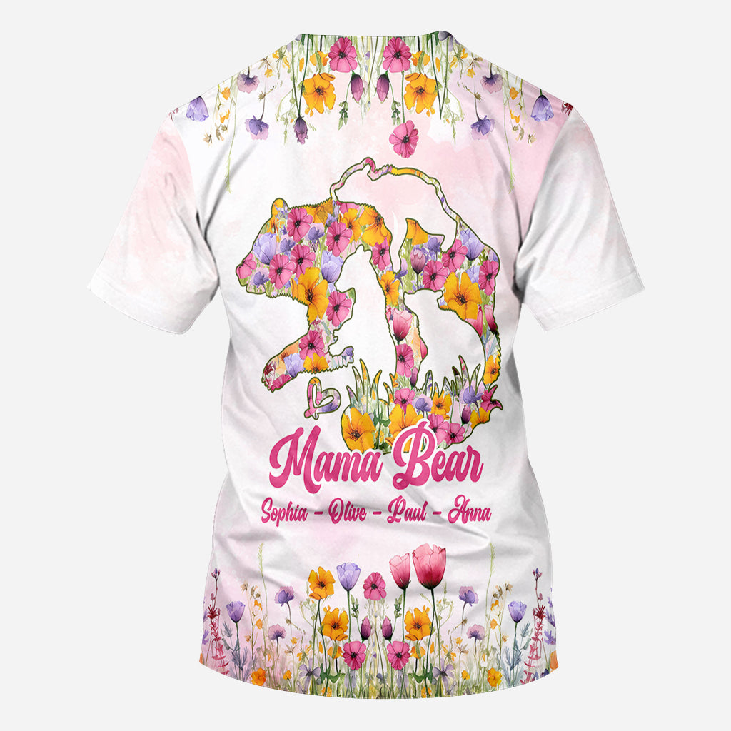 Mama Bear - Personalized Mother All Over Shirt