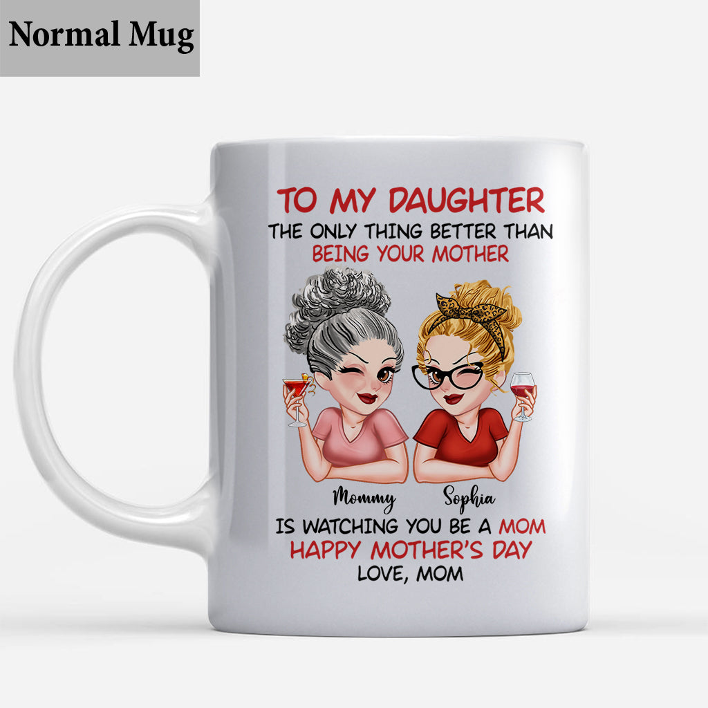 To My Daughter Happy Mother‘s Day - Personalized Daughter Mug