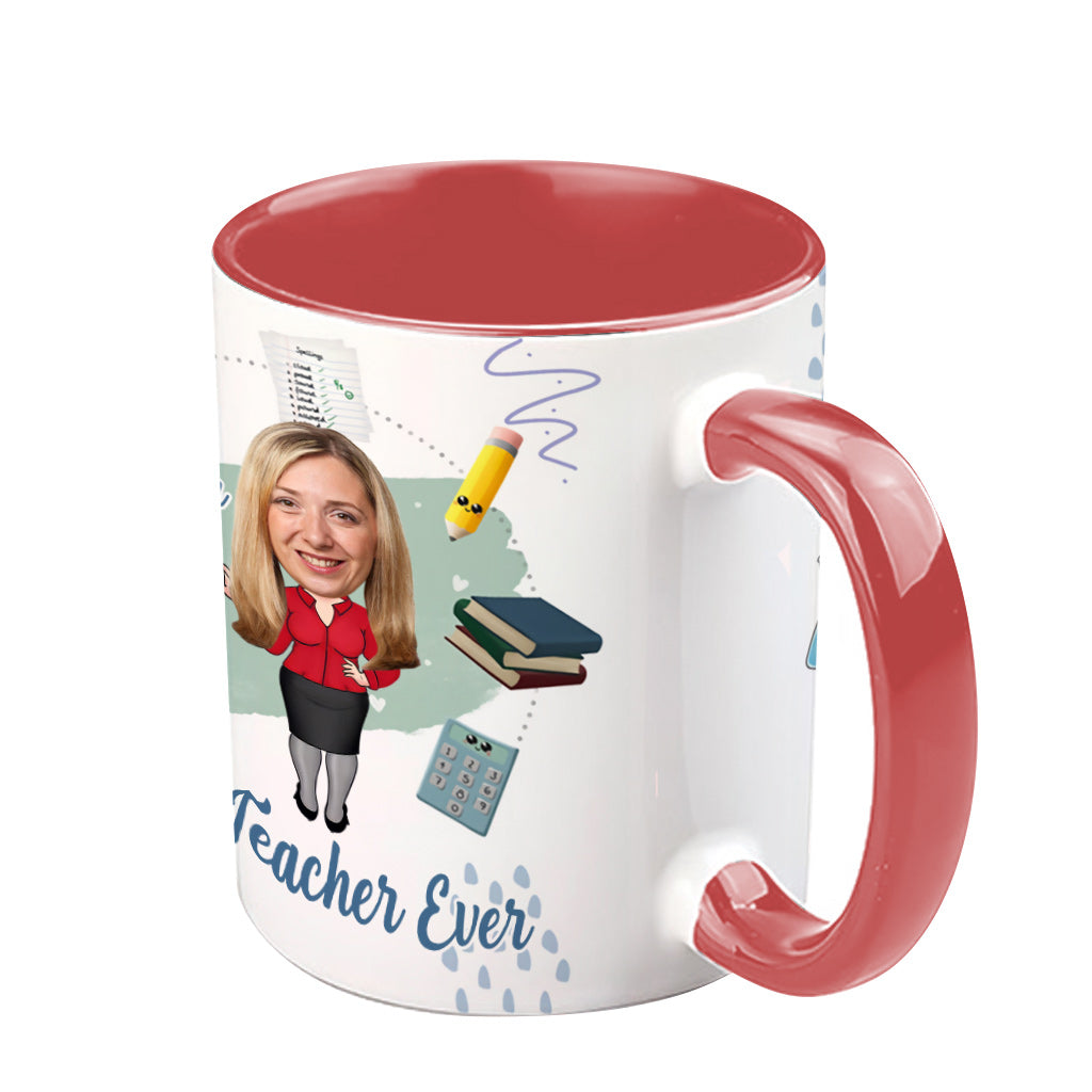 Bester Lehrer aller Zeiten - Personalisierte Tasse mit Lehrermotiv