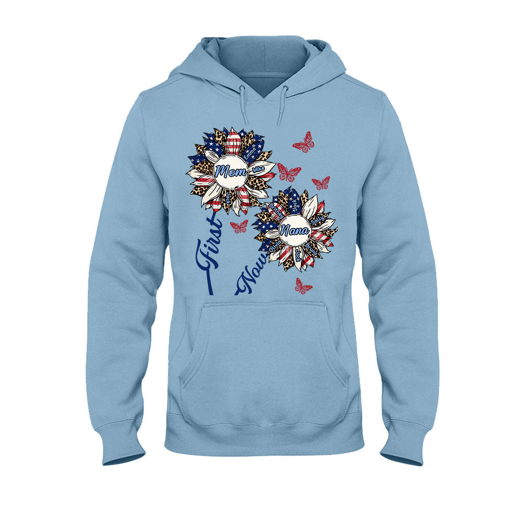 Erst Mama, jetzt Opa – Personalisiertes Oma-T-Shirt und Hoodie