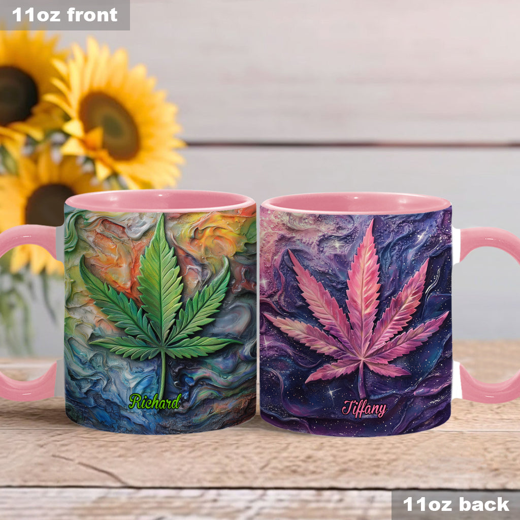 Let's Get Light - Mug personnalisé avec une touche cannabis