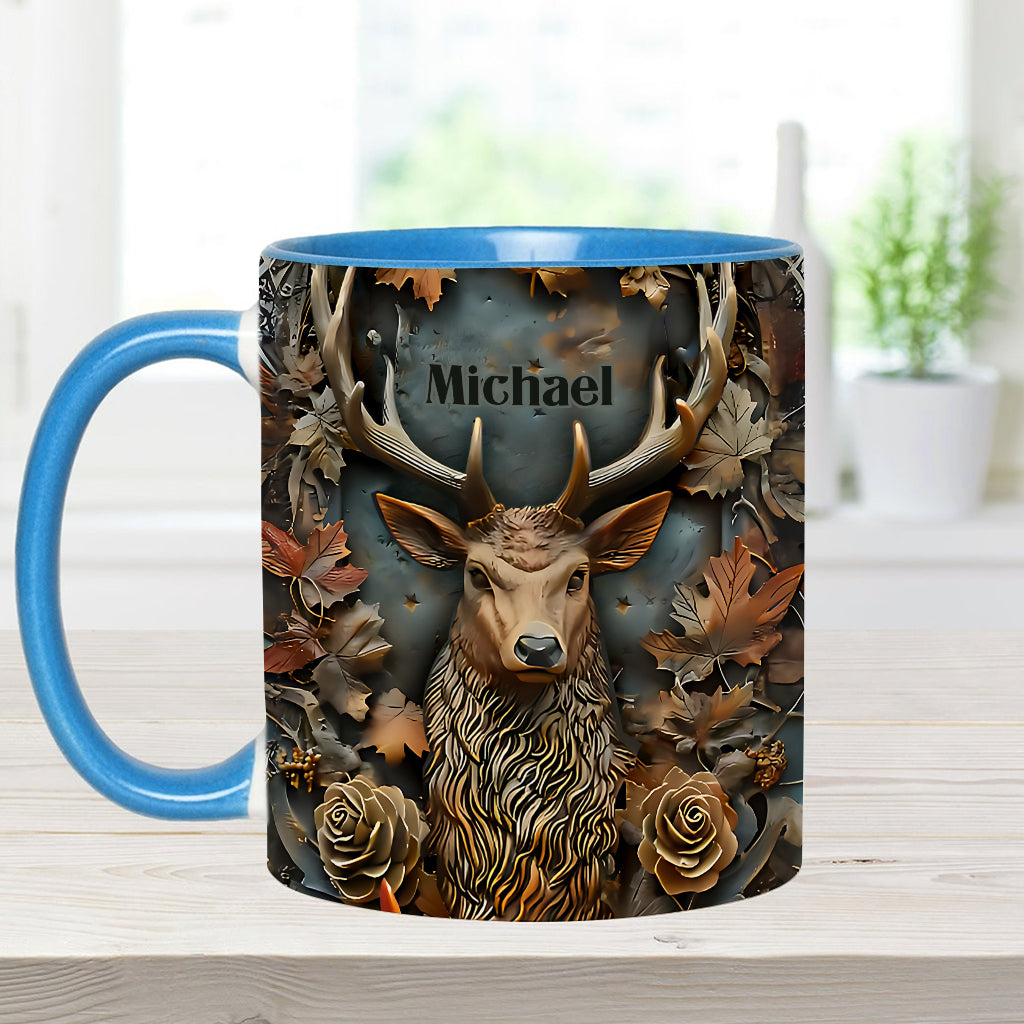 Liebe zur Jagd – Personalisierte Tasse mit Jagdmotiv