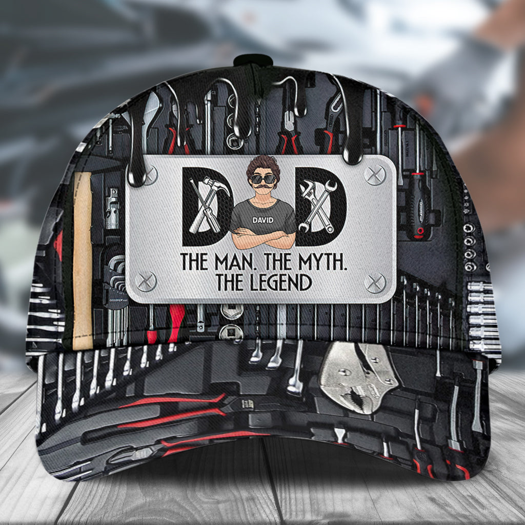 Mechanic Dad - Personalized Father Classic Cap