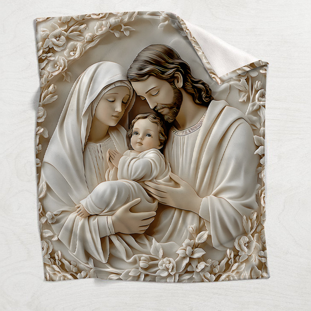 The Holy Family - Christian Blanket