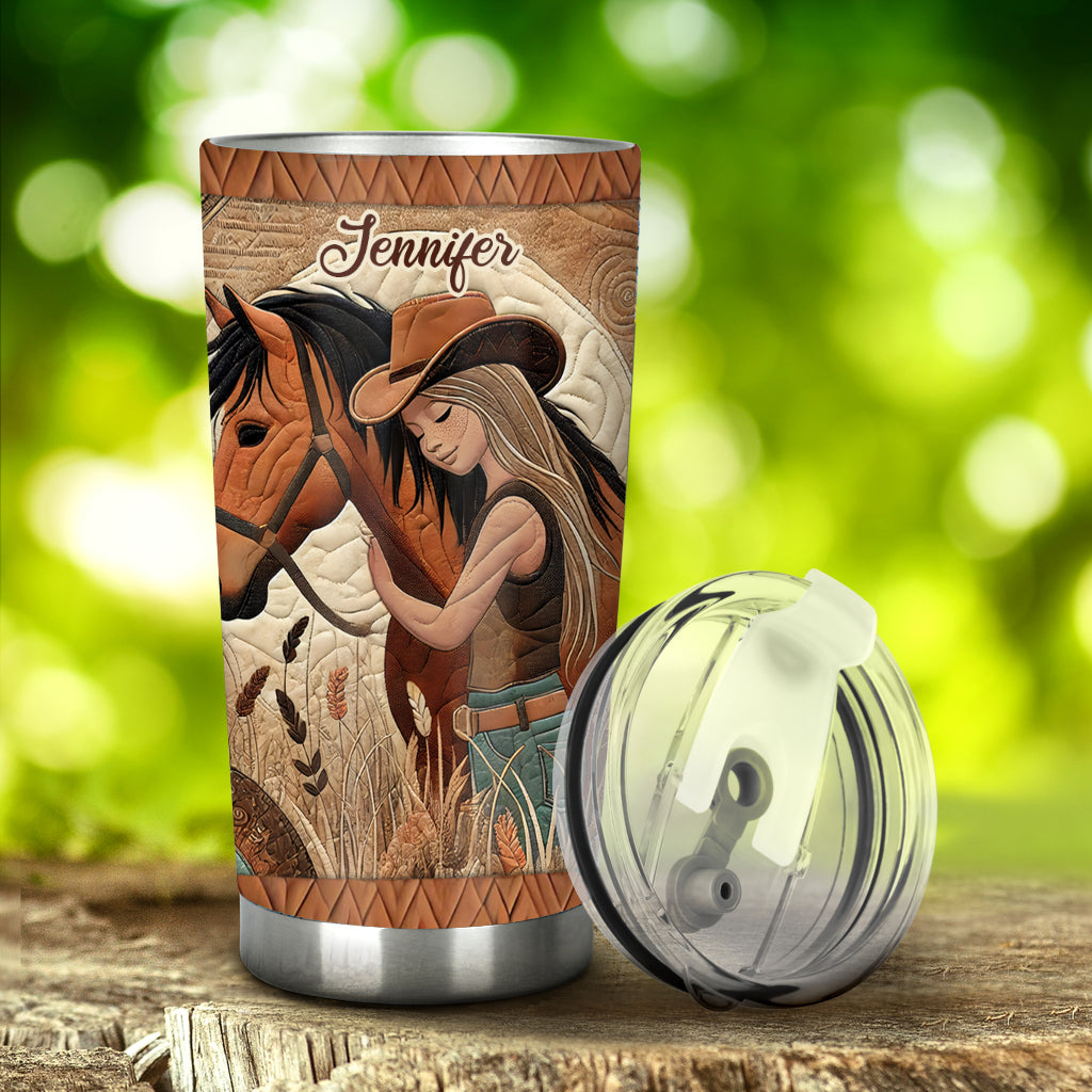 Horse Lovers - Personalized Horse Tumbler