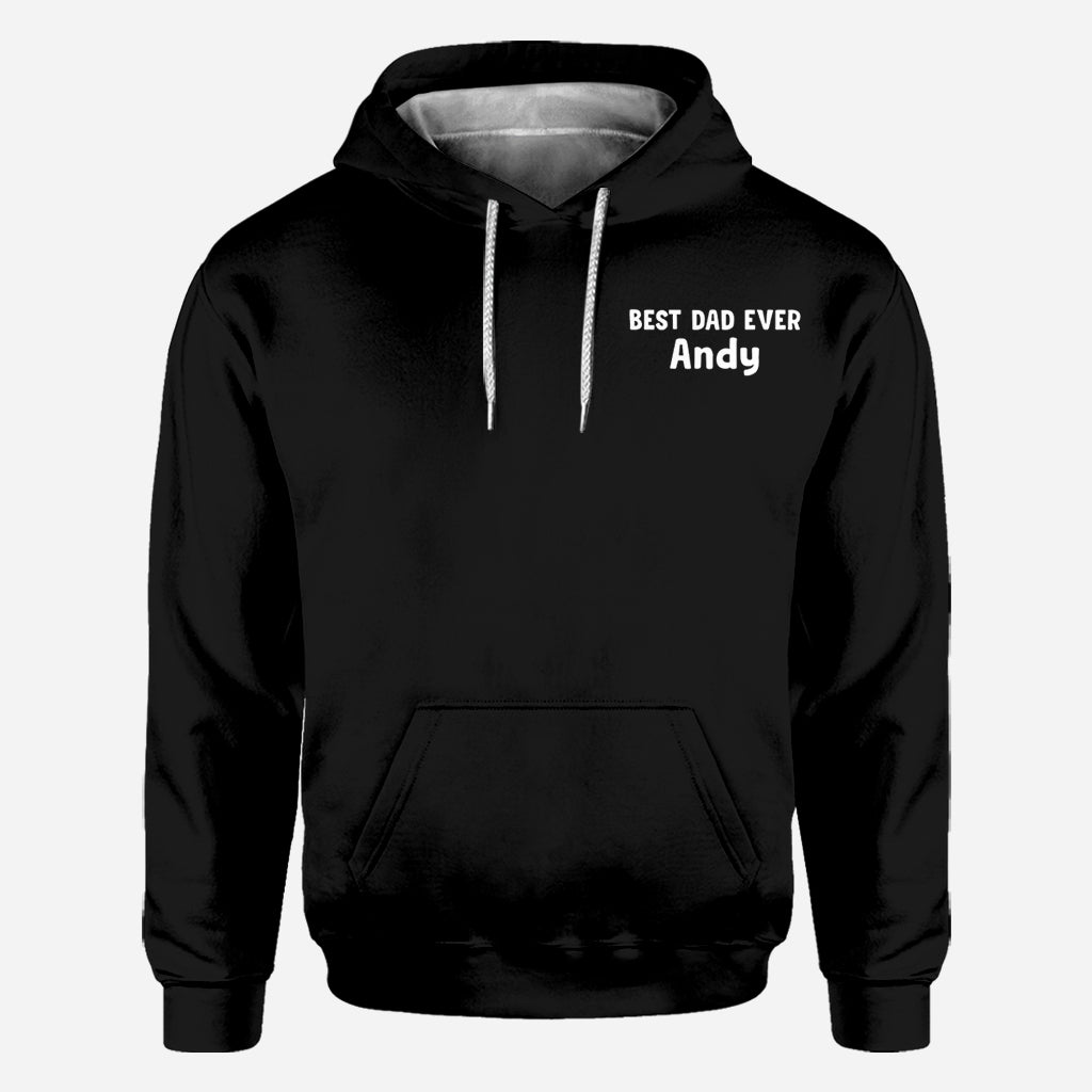 Road On The Back Massage Game T-shirt - Personalized Father All Over Shirt