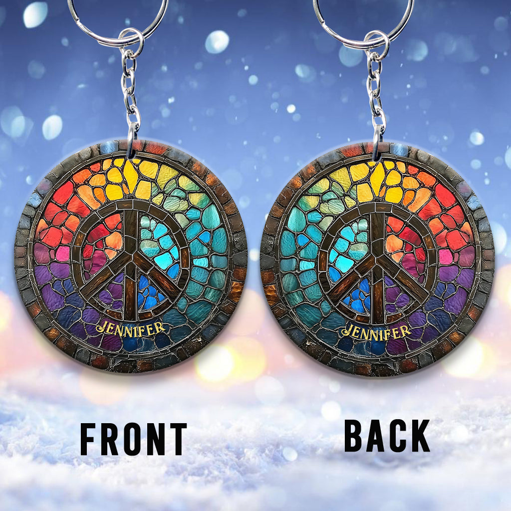 Hippie Soul - Personalized Hippie Keychain
