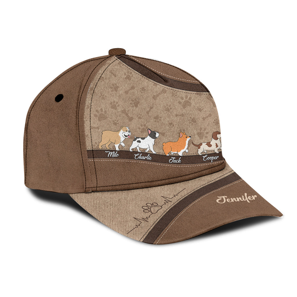 I Love My Dogs - Personalized Dog Classic Cap